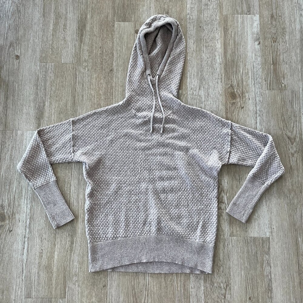 Womens Cynthia Rowley Activewear Beige Hoodie - L
